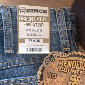 Men’s Green Label Cinch 27x34